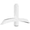 Ekena Millwork Bellingham Architectural Grade PVC Gable Bracket, 48"W x 24"H x 4"D x 4"F, 12/12 Pitch GBP048X24X0404BEL00 - alternate 1